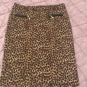 Leopard skirt